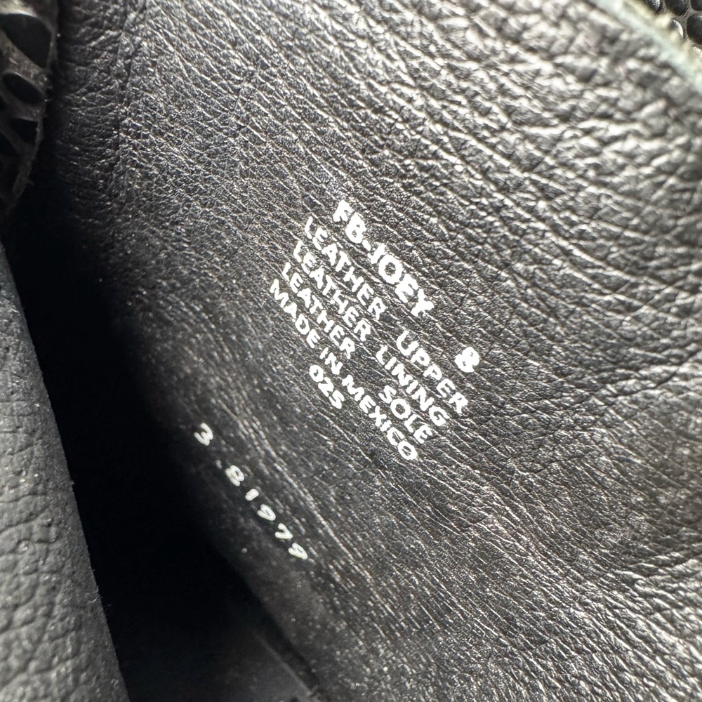 Freebird Joey Black Snakeskin Ankle Boots - Picture 6 of 8